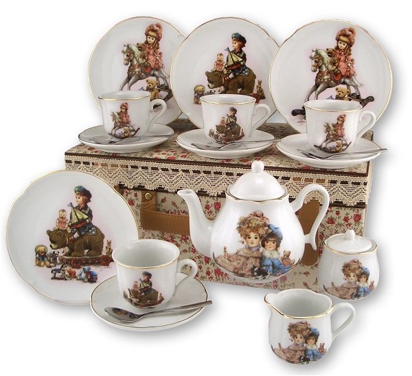 reutter porcelain miniature tea sets